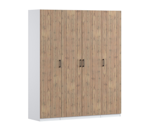 Шкаф четырехдверный Макс 2000 мм, вариант №1 (ЛДСП)