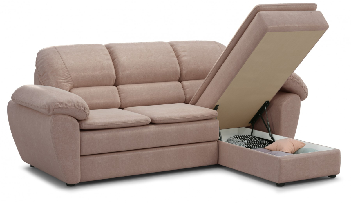 Диваны угловые, Бергамо угол левый с оттоманкой