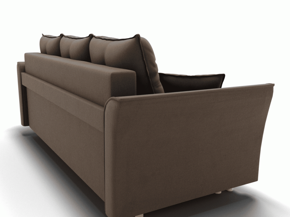 Диваны еврокнижки, Прямой диван Пандора,еврокнижка,велюр