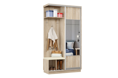 Прихожая Премьер 01 Лайт Мини 05 Левая Мягкая