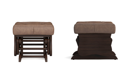 Пуф-качалка Джильо Дуб махагон — коричневый