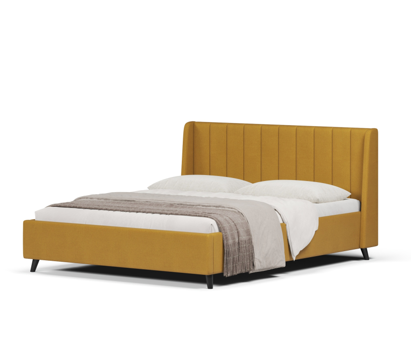 Мягкая кровать, Кровать Милла 140, велюр
