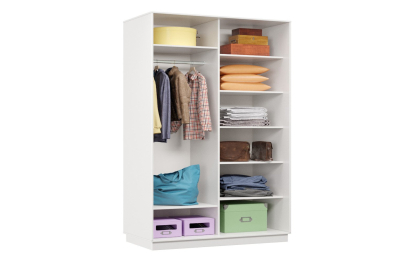 Шкаф-купе Премьер МИНИ 04 (11ЗБ;11ЗБ) фасады зеркало бронза/двухдверный/Профиль чёрный муар