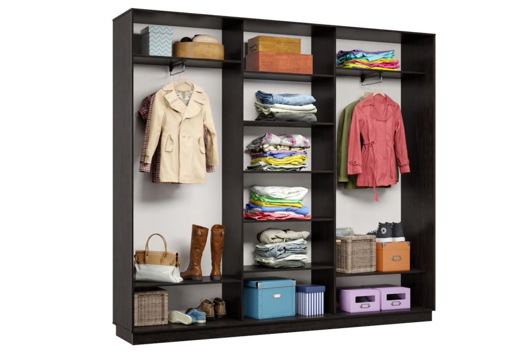 Шкафы-купе 3-х дверные, Шкаф-купе Премьер Лайт 55 (11;11;11) трехдверный