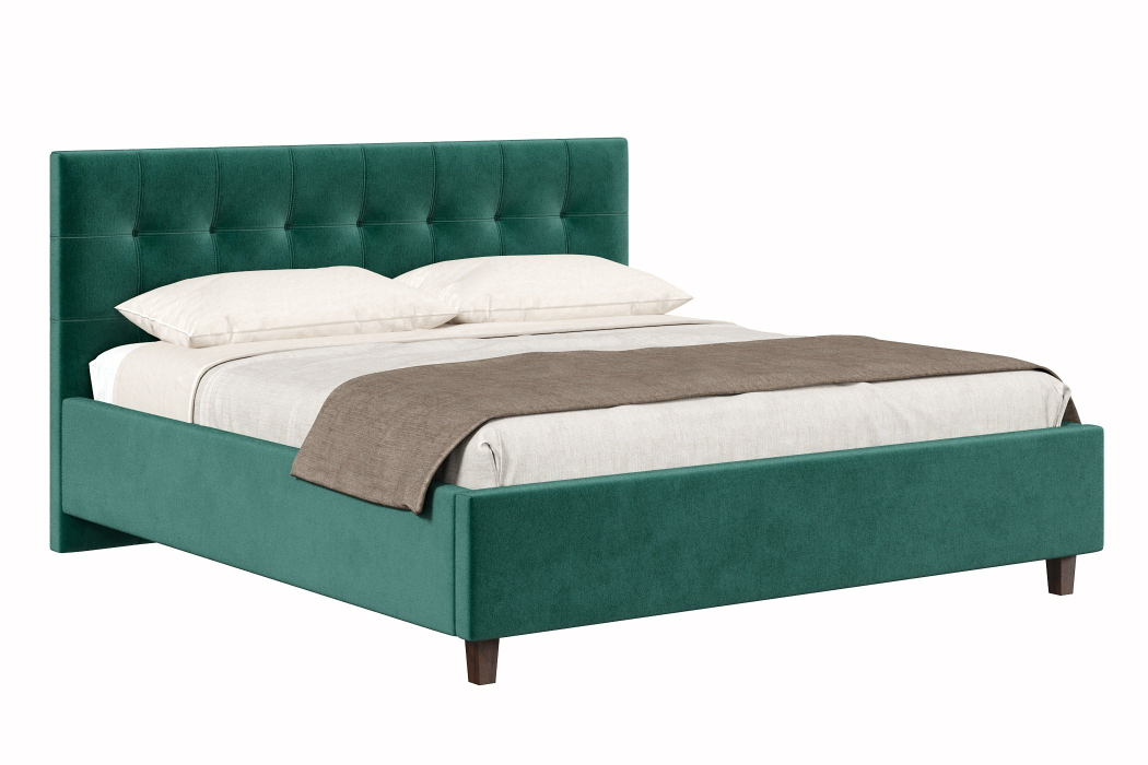 Мягкая кровать, Кровать Турин 1800 с подъёмным механизмом, велюр