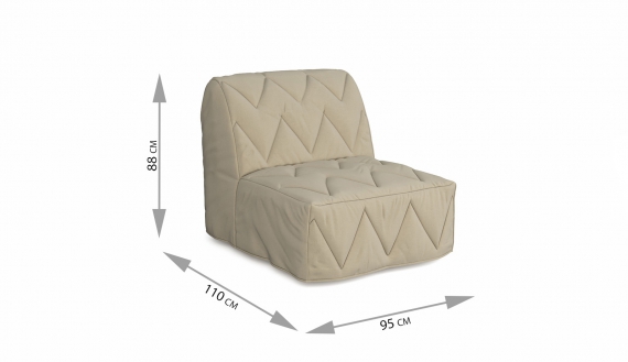 Кресла-кровати, Кресло-кровать Вилли бежевый
