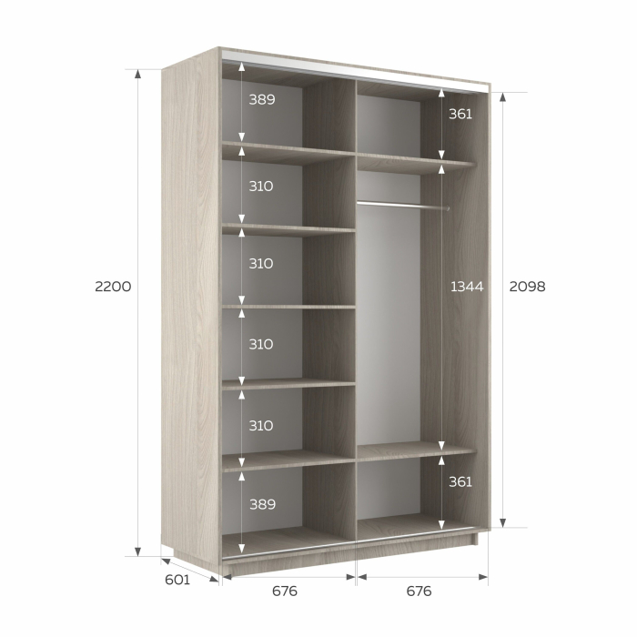Шкафы-купе 2-х дверные, Шкаф-купе Экспресс 2-х дверный Фотопечать Шелк Стекла 140х60х220