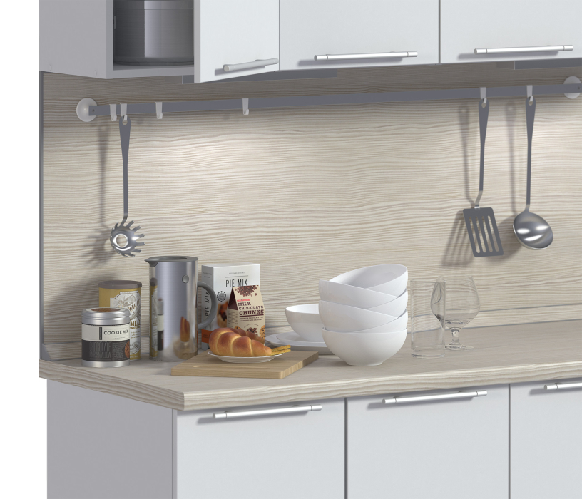 Стеновые панели из МДФ, Панель стеновая 3000*600*6 H1474 Сосна Авола белая