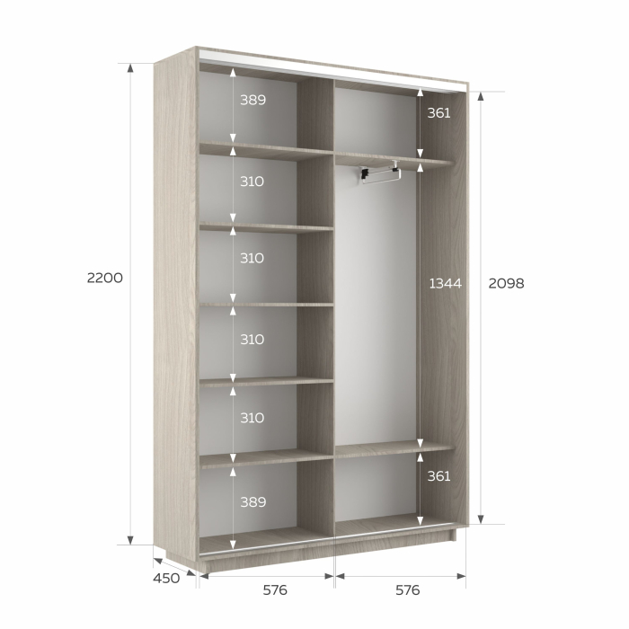 Шкафы-купе 2-х дверные, Шкаф-купе Экспресс 2-х дверный Фотопечать Шелк Стекла 120х45х220