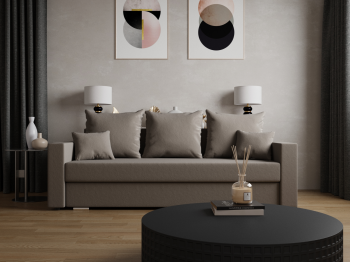 Прямой диван Олимп-1 ПБ, велюр