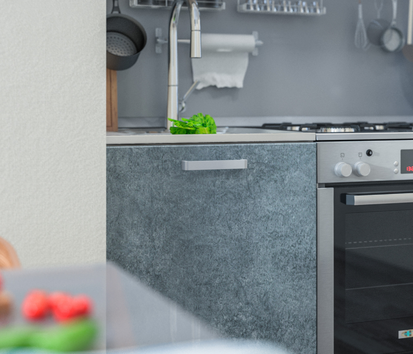 Кухонные гарнитуры, Кухонный гарнитур Регина 1,8м (Лофт) Бетон