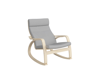 Кресло-качалка Липари Натурал — светлосерый