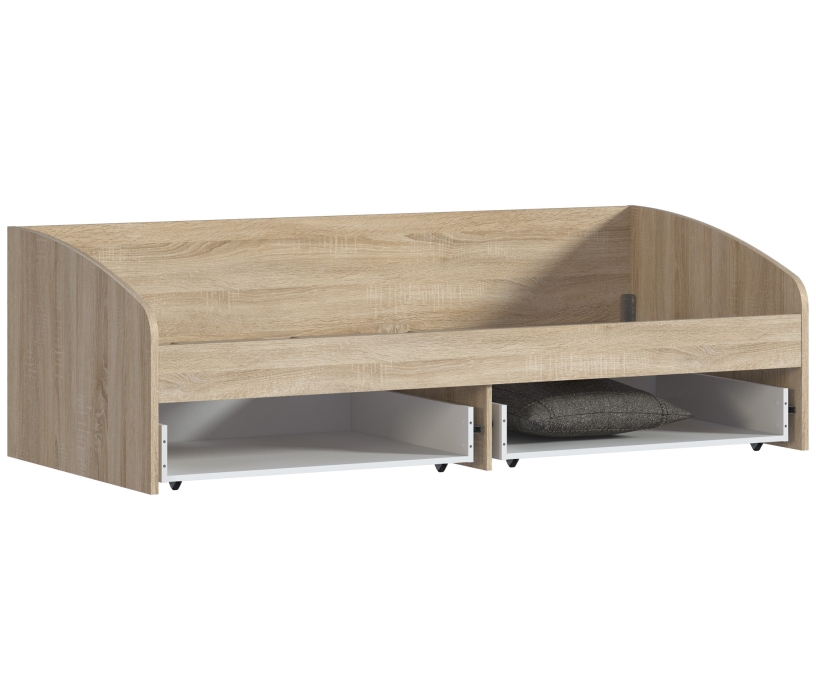 Кровати 90 см, Мамбо СБ-2372.Н Кровать с основанием и матрасом Сити - Валенсия 900х2000