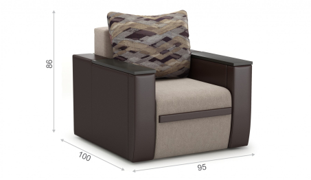 Атика NEW кресло н/раскладное