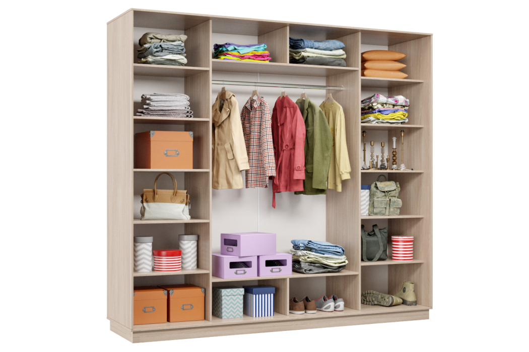 Шкафы-купе 3-х дверные, Шкаф-купе Премьер Лайт 60 (11;08;11) трехдверный