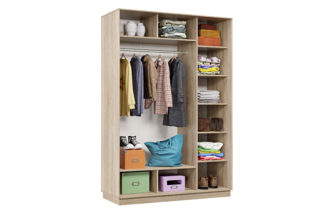 Шкафы-купе, Шкаф-купе Премьер Лайт 12 (05;05) двухдверный