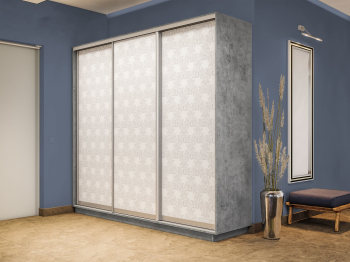 Шкаф-купе Экспресс 3-х дверный Фотопечать Калейдоскоп Стекла 240х45х220