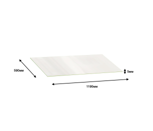 Крышка стеклянная 1190*590 Медея СБ-2550