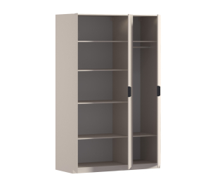 Шкаф трехдверный Макс 1500 мм, вариант №3 (ЛДСП/МДФ)