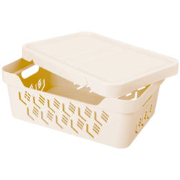 ЯЩИК С КРЫШКОЙ УНИВЕРСАЛЬНЫЙ DELUXE, 380х276х140 ММ, 12Л