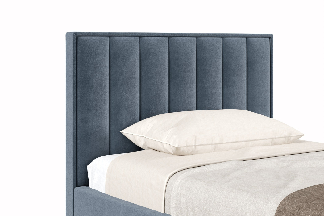 Мягкая кровать, Кровать Анкона 1200, велюр