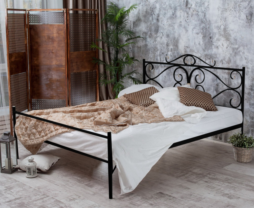 Кованые кровати, Кованая кровать Валенсия 1.4 с одной спинкой