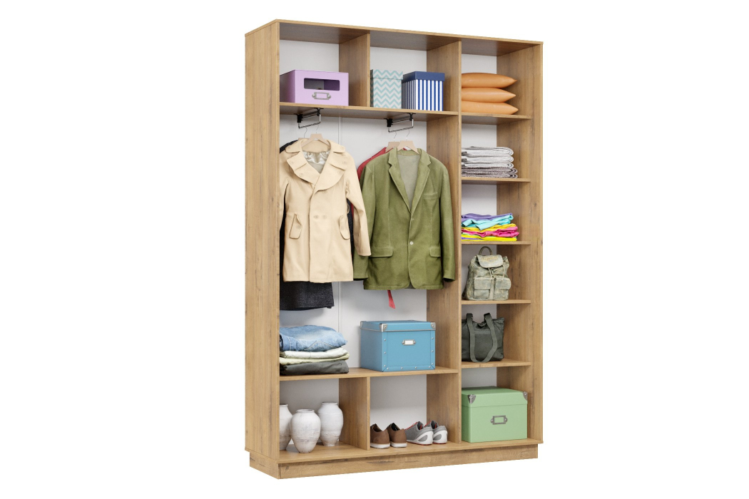 Шкафы-купе 2-х дверные, Шкаф-купе Премьер 09 (01ЗБ;01ЗБ) фасады зеркало бронза/двухдверный/Профиль чёрный муар