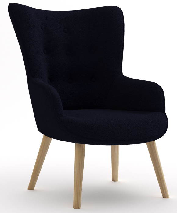 Кресло для отдыха, Кресло интерьерное Шелли, искусственный мех