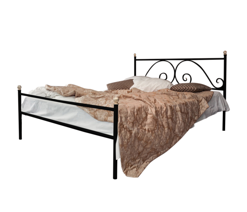 Кованые кровати, Кованая кровать Анталия 1.4 с одной спинкой