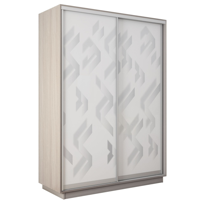 Шкафы-купе 2-х дверные, Шкаф-купе Экспресс 2-х дверный Фотопечать Ленты Стекла 140х60х240