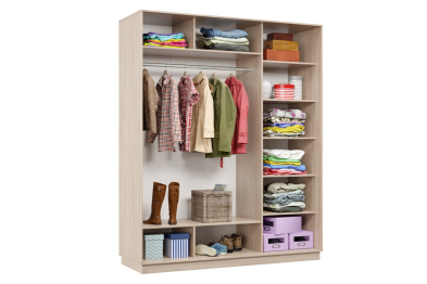 Шкаф-купе Премьер Лайт 24 (05;05;05) трехдверный