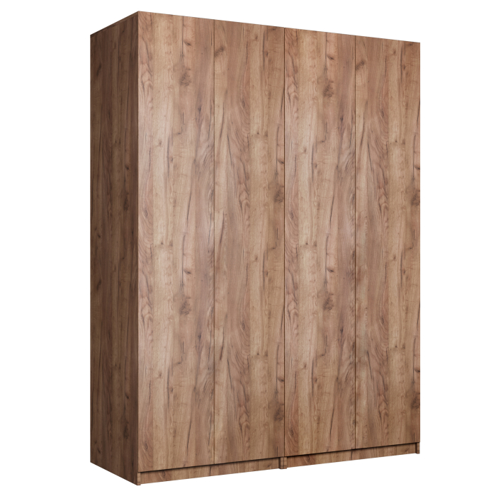 Шкафы распашные, Шкаф распашной Е1 Локер 162х52.5х220 см,с двумя комплектами полок и модулем