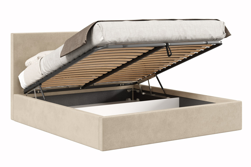 Мягкая кровать, Кровать Парма 1800 с подъёмным механизмом
