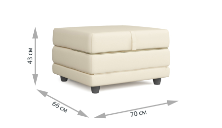 Пуф-кровать Арти МАКСИ коричневый