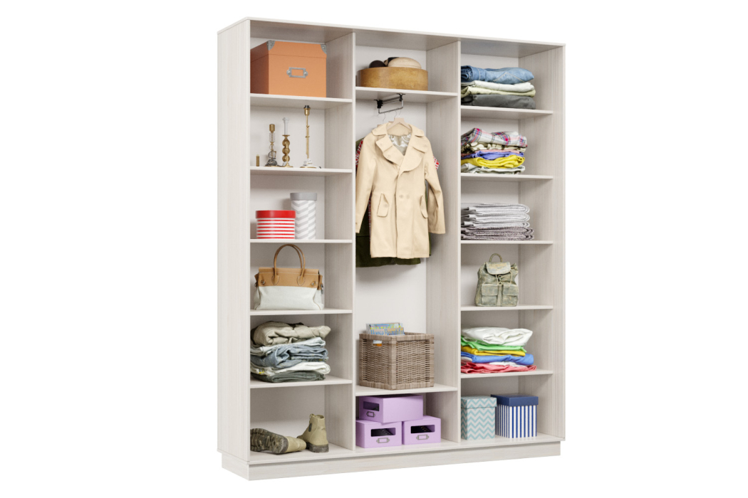 Шкафы-купе 3-х дверные, Шкаф-купе Премьер Лайт 29 (08;11;08) трехдверный