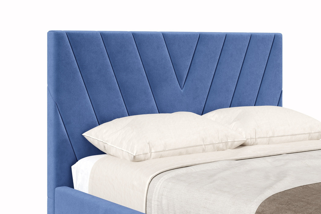 Мягкая кровать, Кровать Палермо 1400, велюр