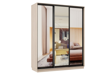 Шкаф-купе Премьер 35 ясень шимо светлый