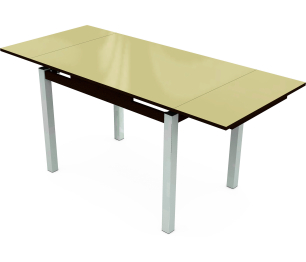 Стол Аккорд стекло Опора Хром (1100/1700*774*740)