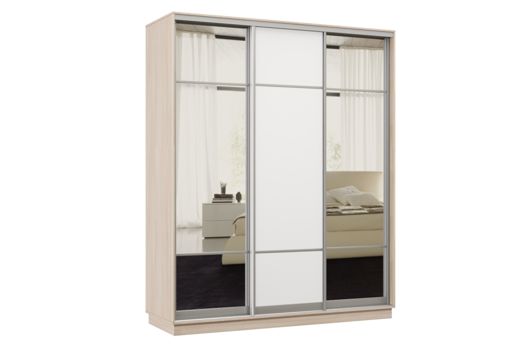 Шкафы-купе, Шкаф-купе Премьер Лайт 21 (11;08;11) трехдверный