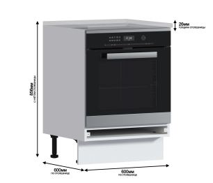 Кантри шкаф 60 под духовку