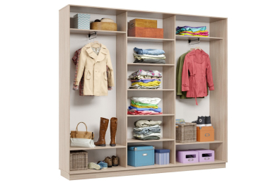 Шкаф-купе Премьер 53 Ясень шимо светлый