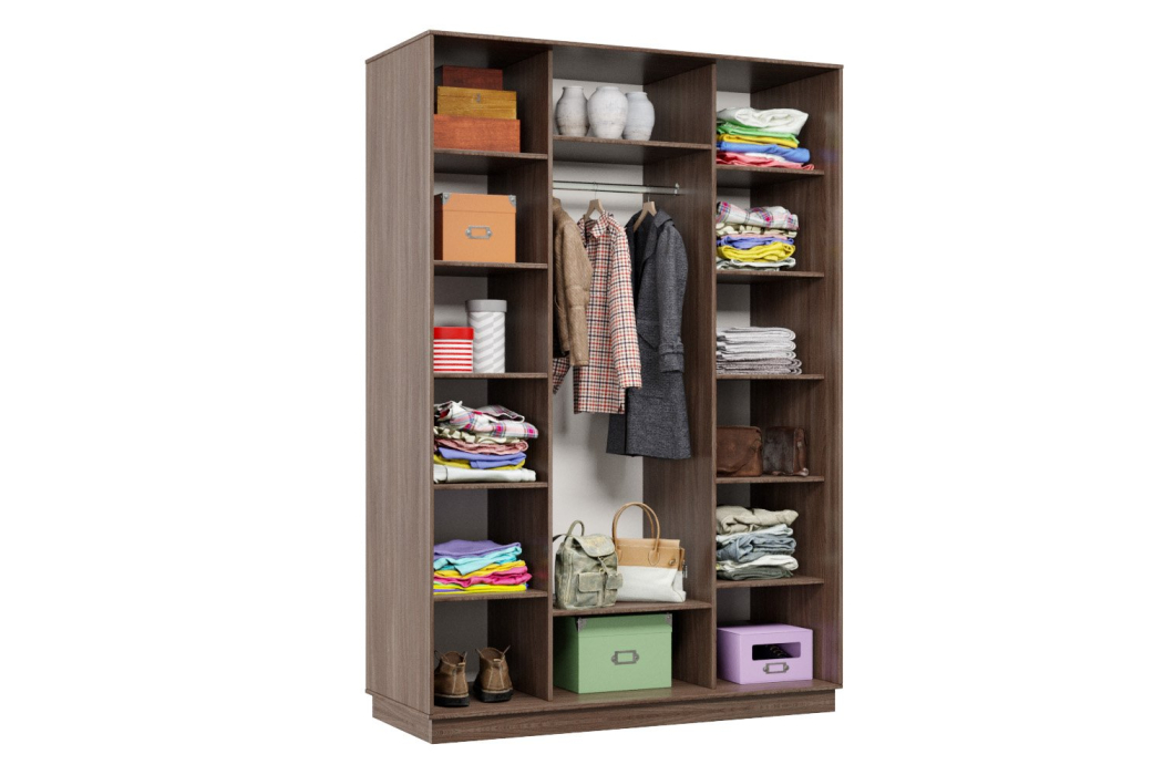 Шкафы-купе, Шкаф-купе Премьер 14 (16;16;16) трёхдверный