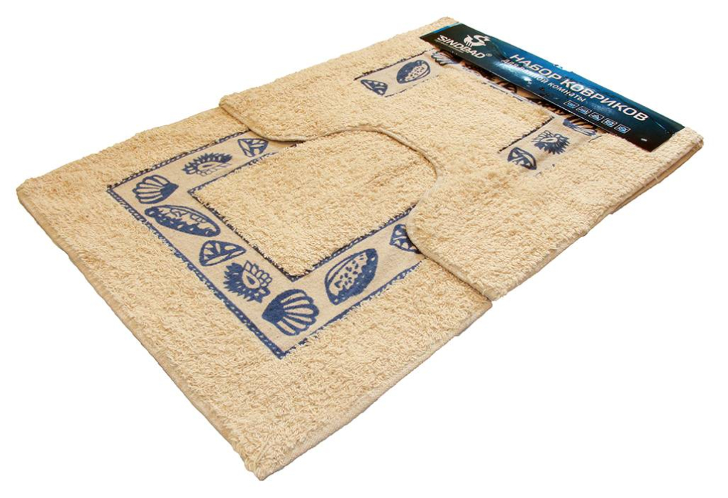 Ковры, Набор из 2 хлоп. ковр с печат рис SINDBAD 50х80х0,8см