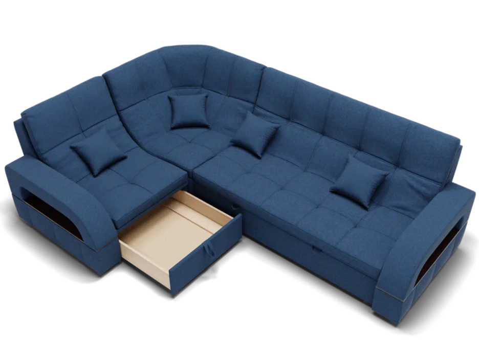 Диваны угловые в гостиную, Модульный диван Майами-3,микровелюр,антивандальная и водостойкая ткань,венеция