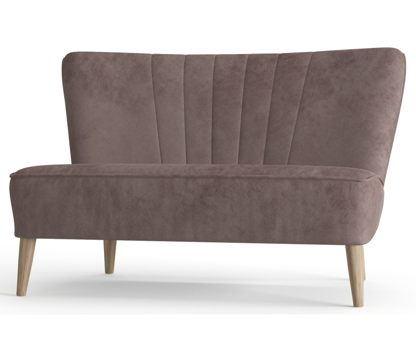 Дизайнерские диваны для гостиной, Диван прямой Зола, Велюр