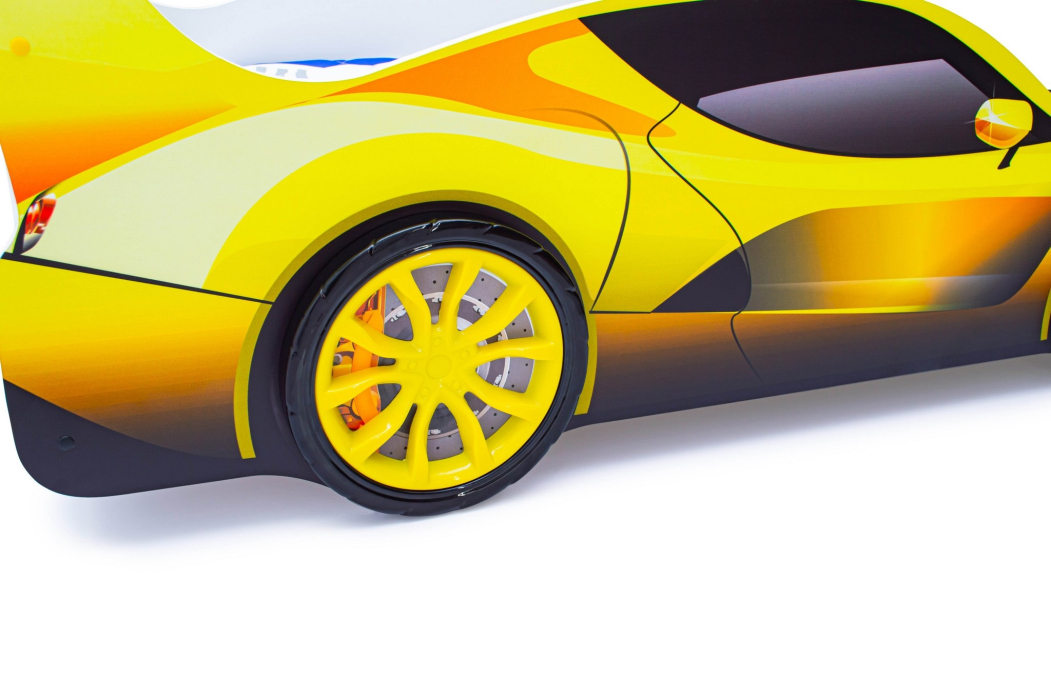 Для мальчика, Детская кровать-машина Бельмарко "Феррари", с матрасом Бельмарко "Альфа"