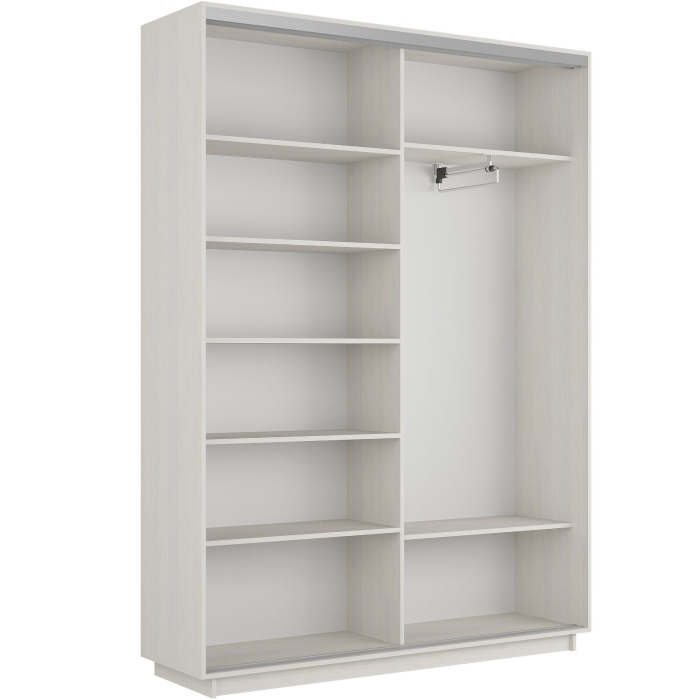 Шкафы-купе 2-х дверные, Шкаф-купе Экспресс Медиум дуо 2200 x 1600 x 450