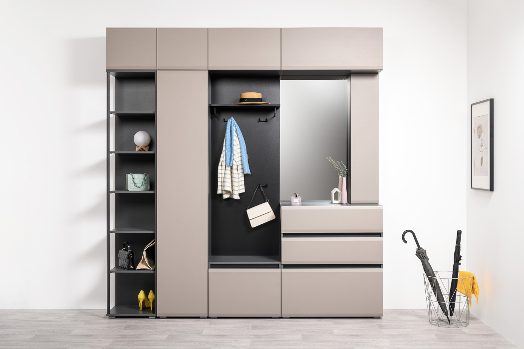 Зеркала в прихожую, Зеркало Сидней 17.12, антрацит