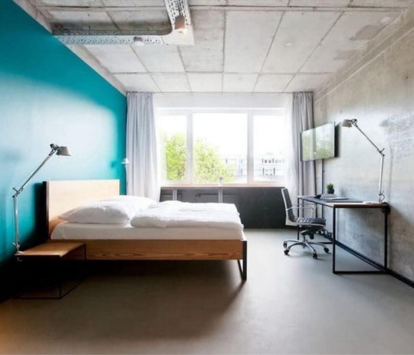 Кровати 160 см, Кровать в стиле лофт Ардено 1.6