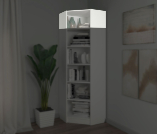 Надстройка Бетти угловая 550х550х280х350